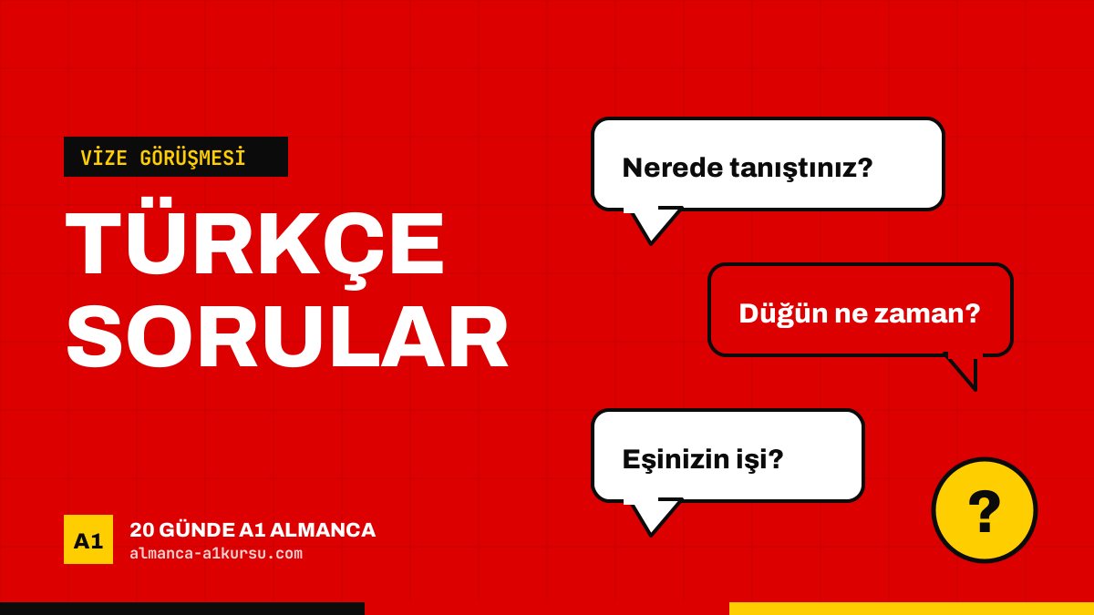 Eş Yanına Vize Görüşmesinde Türkçe Sorulan Sorular ve Hazırlık Listesi