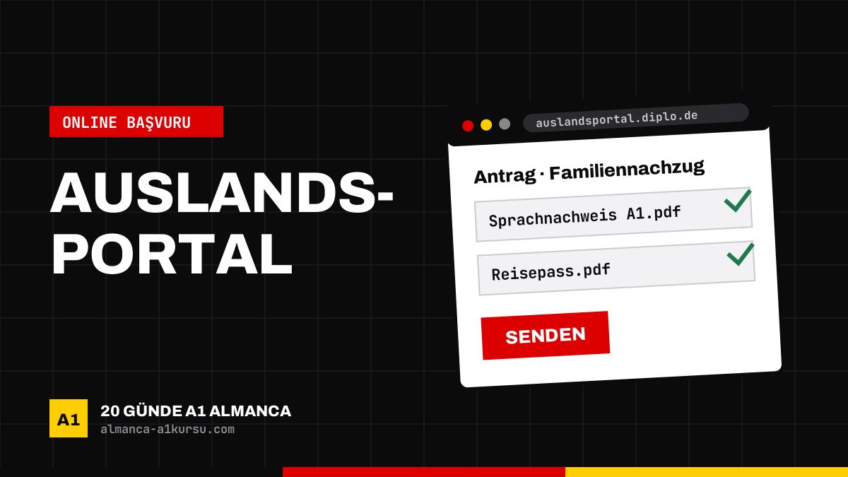 Auslandsportal ile Eş Yanına Aile Birleşimi: A1 Sertifikasını Neden Önce Almalısınız?