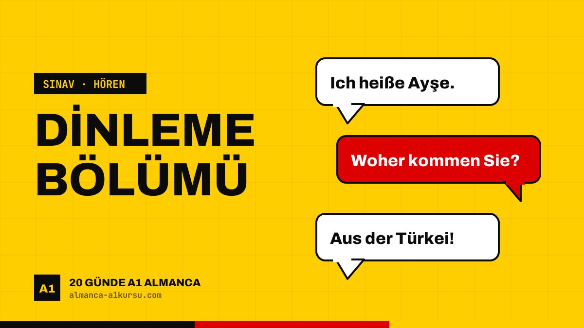 Goethe A1 Dinleme (Hören) Bölümü Nasıl Yapılır? 3 Kısım, 15 Soru ve Taktikler